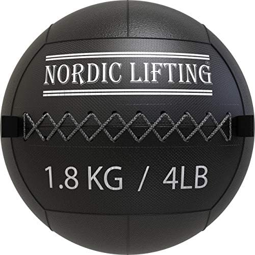 Nordic Lifting Slam Ball 30 LB paket sa zidnom loptom 4 lb